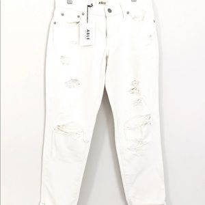 Able Slouch white jean